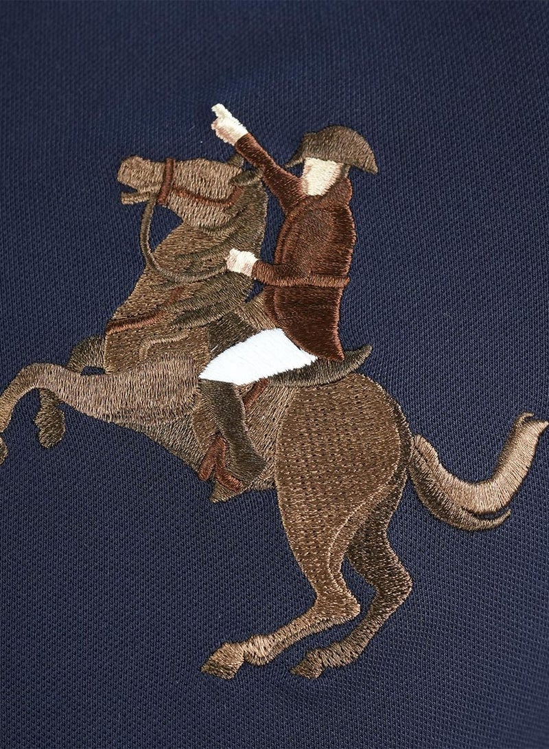 GIORDANO Men's Slim Fit Cotton Short Sleeve Napoleon Polo - Image 4